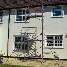 Home Master – 6m Aluminium Scaffold Tower – Maximum Load 150kg – Non-Slip Platform – Quick Assembly – Lifetime Guarantee