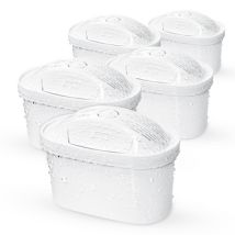 Dafi – Filtri per acqua Unimax Standard 5 pezzi – Carbone attivo, Resina a scambio ionico, Polipropilene – 200 l