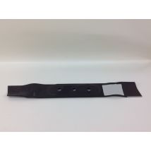 MOWOX Rasenmähermesser 340 mm – Mittelloch Ø 8,4 mm – Seitenlöcher Ø 9,7 mm – Achsabstand 75 mm – SKU 045327