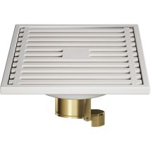 Drain De Sol Blanc Laiteux Désodorisant Salle De Bain Tout En Cuivre Universel Grand Déplacement Crème Vent Salle De Bain Machine À Laver Égout 