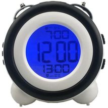 Wake-up-licht, Intelligenter Wecker, Nachttischlampe Aus Metall Mit Doppelglocke, Nachtlicht Mit Intelligentem Sensor, Elektronischer Wecker, 