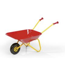 Rolly Toys – Carriola Metallo Rossa – 270804 – 4006485270804 – Carico massimo: 50kg, Volume: 30L
