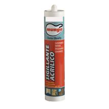 Silicone acrilico bianco Mungo – 310 ml – Finitura metallica – Sigillante per cucine e bagni