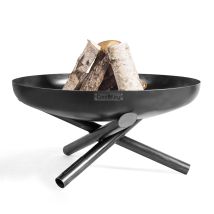 Cookking Stahl Feuerschale Indiana Schwarz 80x80x36 Cm