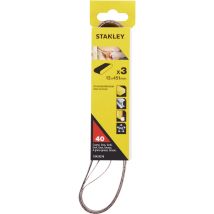 Piranha – 3 nastri abrasivi al corindone 13x451 mm grana 40 – Utensileria