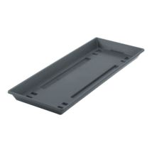 Soucoupe Jardinière Anthracite 50 Cm - Protection Balcon & Terrasse