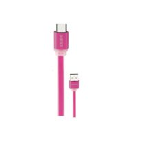 Sunix - 1,2m Softtouch Usb Typ-c Ladekabel Datenkabel Kabel Ladegerät In Pink