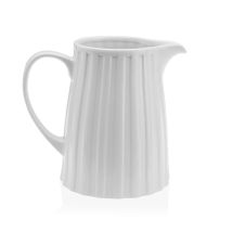 Jarra lechera porcelana relieve 370 ml – Pack de 1