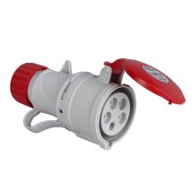 Base Cetac 1100057 3p+n+t 380v/16a Rojo
