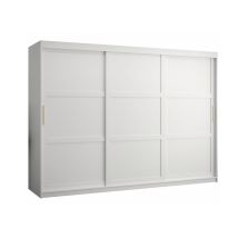 Mobilier1 - Armoire Ferfere 102, Blanc, 200x250x62cm, Portes D'Armoire: Coulissantes, Nombre D'Étagères: 0