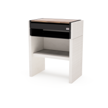 Venit Flex 0 Soporte 78 Para Barbacoa De Obra Prefabricada (blanco - 78 X 47 X 47 Cm) - Uso En Exteriores - Tuozi