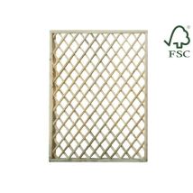 Lasa - Pannello Grigliato Da Giardino In Legno Di Pino Impregnato 120h180 Cm.