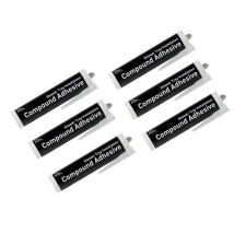 Mx - Shower Tray Installation Compound Adhesive 380ml Black Pack Of 6
