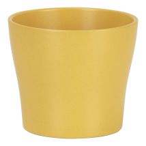 Blumentopf Aus Keramik, Farbe: Curcuma, 19 Cm Durchmesser, 16 Cm Hoch, 2,9 L Vol. - Scheurich