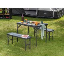 Campart - Picknicktisch-set Maine Klappbar Aus Aluminium Für 4 Personen