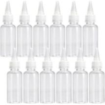 Lot De 12 Flacons En Plastique De 100 Ml, Petits Flacons Transparents Vides Avec Bouchons Étanches, Parfaits Pour La Peinture, La Lotion, La Colle, 