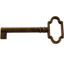 Chiave Per Mobili '7010' 31x67 Mm - Patinato Antico