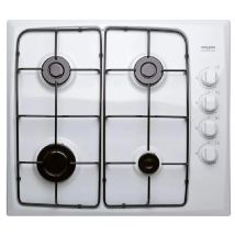 Tavolo A Gas A Quattro Fuochi Bianco 580 X 510 Mm