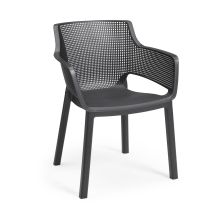 Keter Elisa Chairs - 6 Pack Graphite