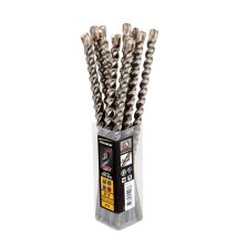 Paquete De 12 Brocas Para Concreto Booster-plus 3 Cortantes Sds-plus - 157l Ø 10 Long. Útil 150 Long. Total 210