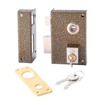 Cerradura multipunto CVL 56BR/70/HE izquierda – Hierro esmaltado – Picaporte reversible – Cilindro Europerfil 5056/50