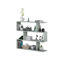 Bücherregal 110x25x97 Cm Mit 3 Regalböden In Betonoptik – Argentera