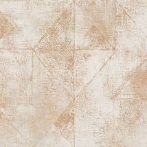 Grafik Tapete Profhome 389765 Heißgeprägte Vliestapete Strukturiert Im Used Look Und Metallischen Akzenten Gold Creme-weiß Beige 5,33 M2