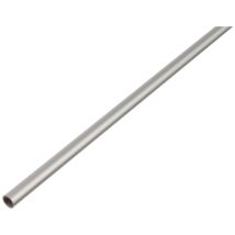 Alu-Rundrohr 2000 mm – Durchmesser 15 mm – Materialstärke 1 mm – eloxiert – silberfarbig