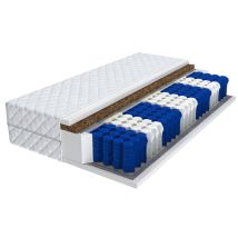 Fdm - Matratze Vida H3 7 Zonen 100x200 Premium Taschenfederkern Federkern Kokos 17cm