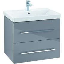 Villeroy & Boch Waschtischunterschrank Avento 63x51,4x48cm – 2 Auszüge – Wandhängend – Inklusive Befestigungssatz