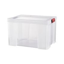 Clip'n Store Aufbewahrungs- Und Transportbox Aus Kunststoff, 62,5 X 44 X 35 Cm, 75 L Sundis