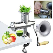 Bl30 Extractor De Jugo Manual 304 Acero Inoxidable Para Hierba De Trigo Y Hierbas Silvestres