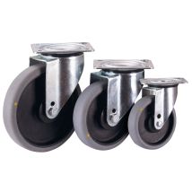 Variofit Lenkrolle 125 X 32 Mm Grau Elektrisch Leitfähig