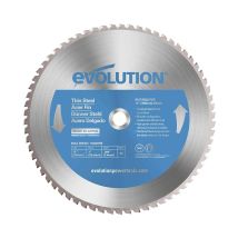 Evolution Power Tools - Evolution 355mm Thin Steel Cutting 90 Tooth Tungsten Carbide Tipped Circular Saw Blade