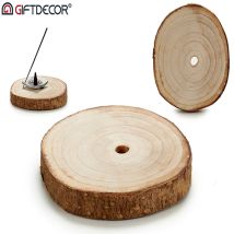 Lámina tronco decoración 16 cm – Madera natural – Ideal para decorar espacios o como salvamanteles