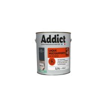 Pintura Esmalte Alquídico Satinado De 2.5 Litros Gris Antracita - Addict