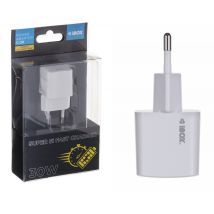 Cargador De Pared Ibox C-38 Usb-c Pd De 30 W, Color Blanco