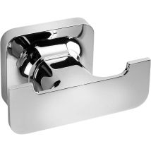 Croydex - Flexi-fix Double Robe Hook, Chrome Bathroom Accessories - Shoreditch