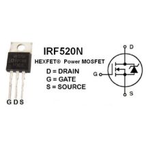 Irf520npbf N-mosfet-transistor 100v 48w To220