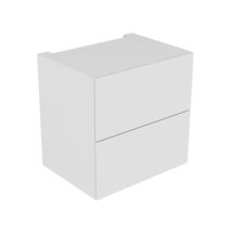 Armario Bajo Modular Edición 11 Planificación 700 X 700 X 535 Mm Blanco / Vidrio Satinado Blanco Keuco