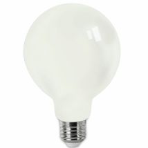 Handlock - Bombilla Led Filamento Globo G80 Opalina E27 8w Fría Matel
