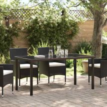 Mesa De Jardín Negro 160 X 80 X 73 Cm Madera Maciza De Teca Vidaxl