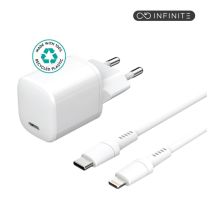 Caricabatterie Per Smartphone/tablet Estuff Es637500, Bianco, A Ricarica Rapida.