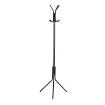 Garderobenständer COMFY PLACE – 48 x 48 x 170 cm – max. Belastung 10 kg – Metall – Weiß oder Schwarz