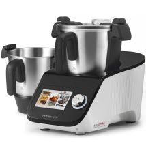 Se Ofrece Procesador De Alimentos Multifuncional Con Báscula Integrada Y Pantalla Táctil + Tazón Adicional - Robot Cuiseur + Bol - Naturamix -