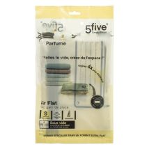FIVE – Parfümierte Luftkompressorbeutel 50x60 – 49cm x 1,7cm x 59cm – 5 Stück – Vanille – Polyethylen
