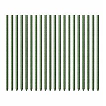 Toboli 20x Sostegni Per Piante Colore Verde 90 Cm Ø 11 Mm Pali Per Piante Rampicanti In Metallo E Plastica, Tutori Per Pomodori E Vasi