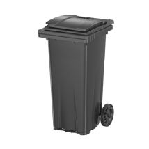Contenitore Per Rifiuti Da 120 Litri Con Maniglia Frontale - Coperchio Verde Cachi - 480 X 550 X 960 Mm - 210002gaga/vk