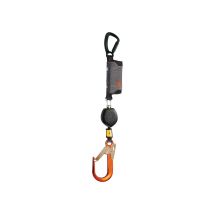 Skylotec Höhensicherungsgerät 1,8m – FS90 Alu-Karabiner – Dämpfer für 50–135 kg – Aluminium, Polyamid, Polyester