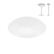 [neuwertig] B-ware Dyberg Larsen Dl31 Ersatz Lampenschirm Glasdachscheibe Schirm Opal Ersatzglas